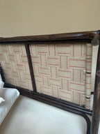 Banquette en rotin deux places