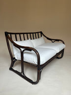 Banquette en rotin deux places