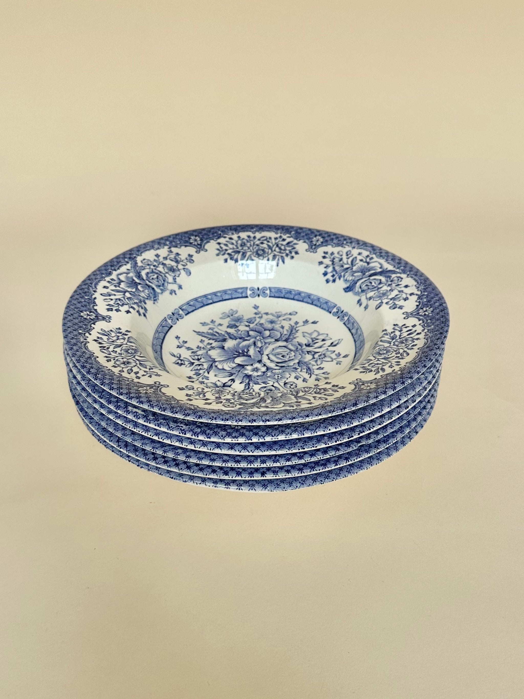 Set de 6 assiettes creuses ironstone