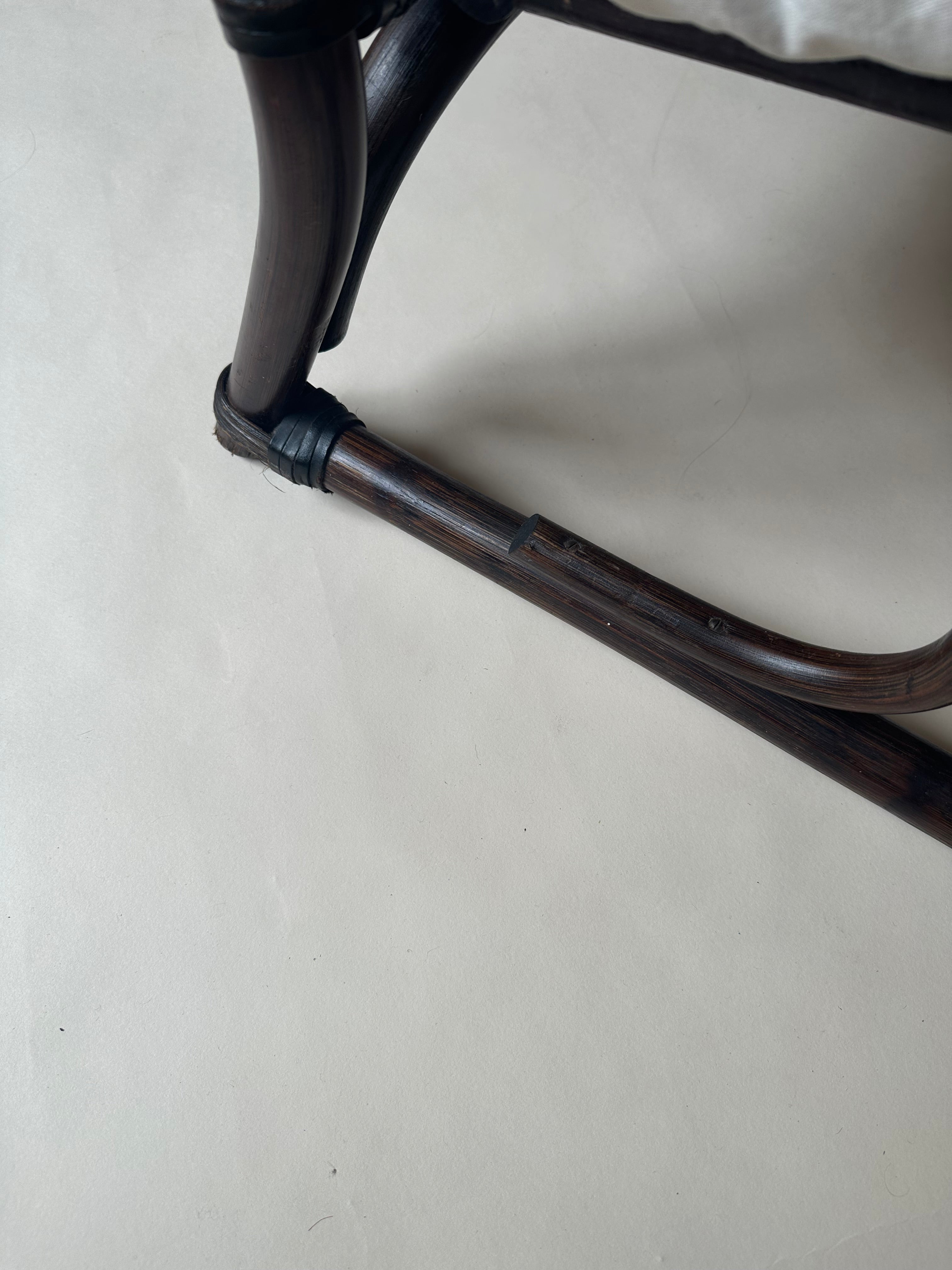 Banquette en rotin deux places