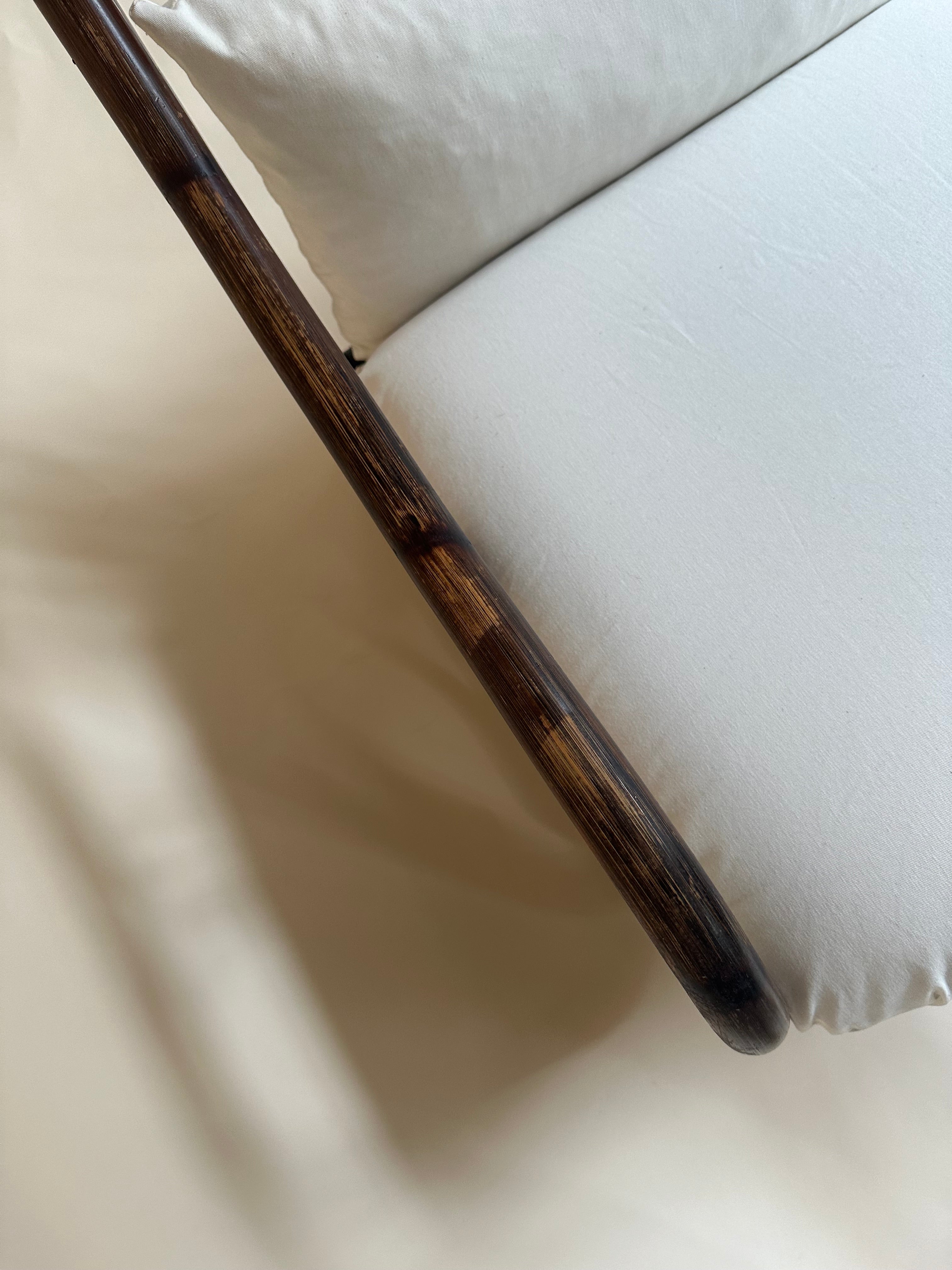 Banquette en rotin deux places