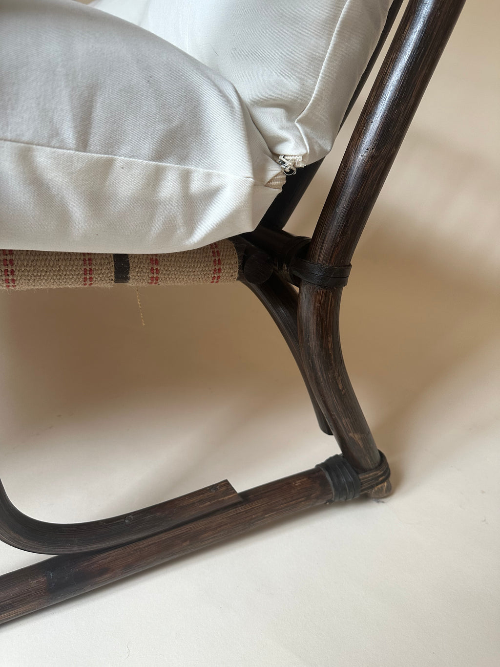 Banquette en rotin deux places