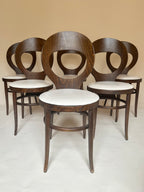 Set de six chaises Mouette attr. à Baumann