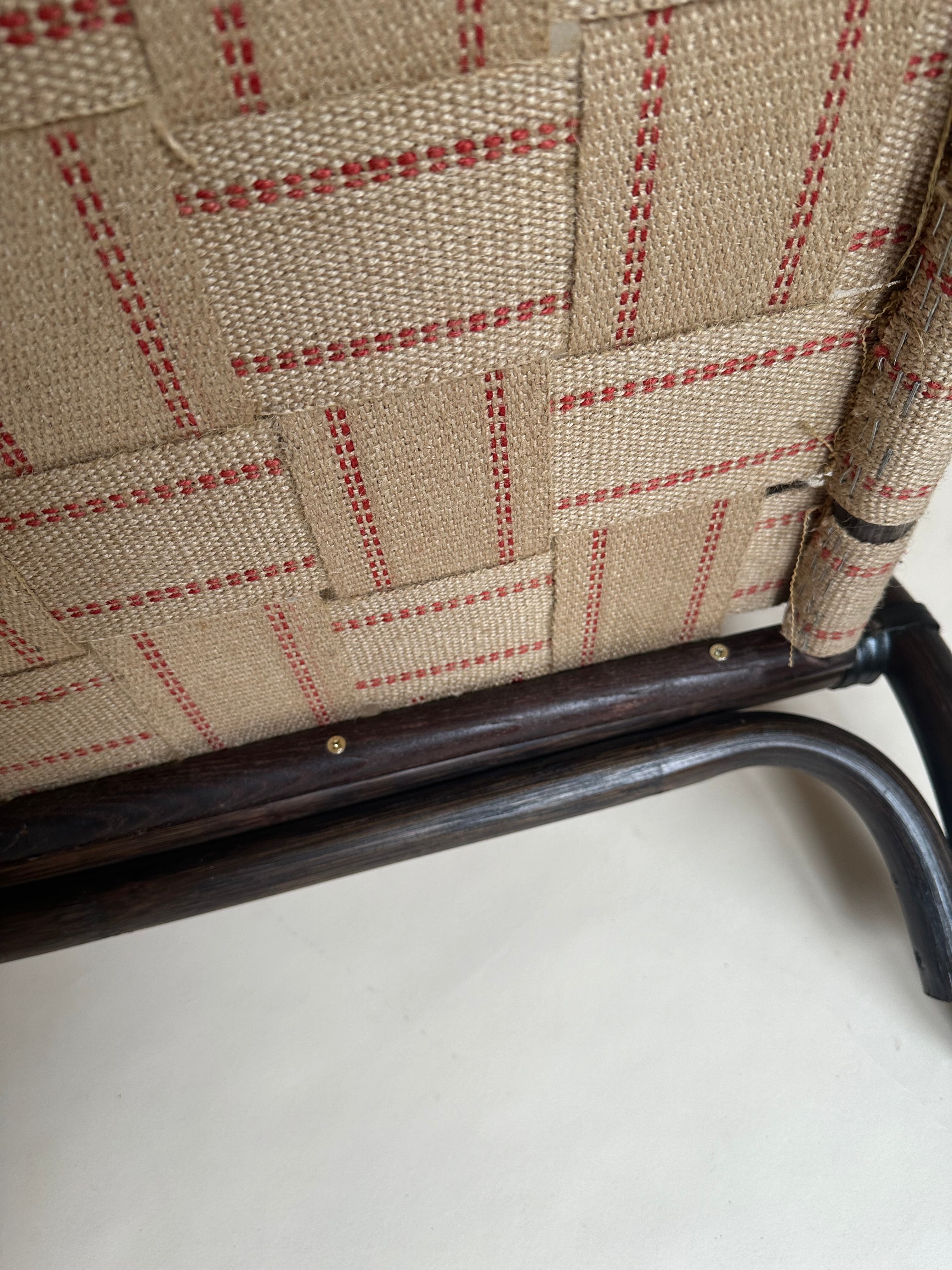 Banquette en rotin deux places