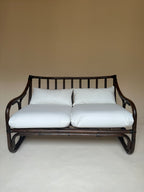 Banquette en rotin deux places