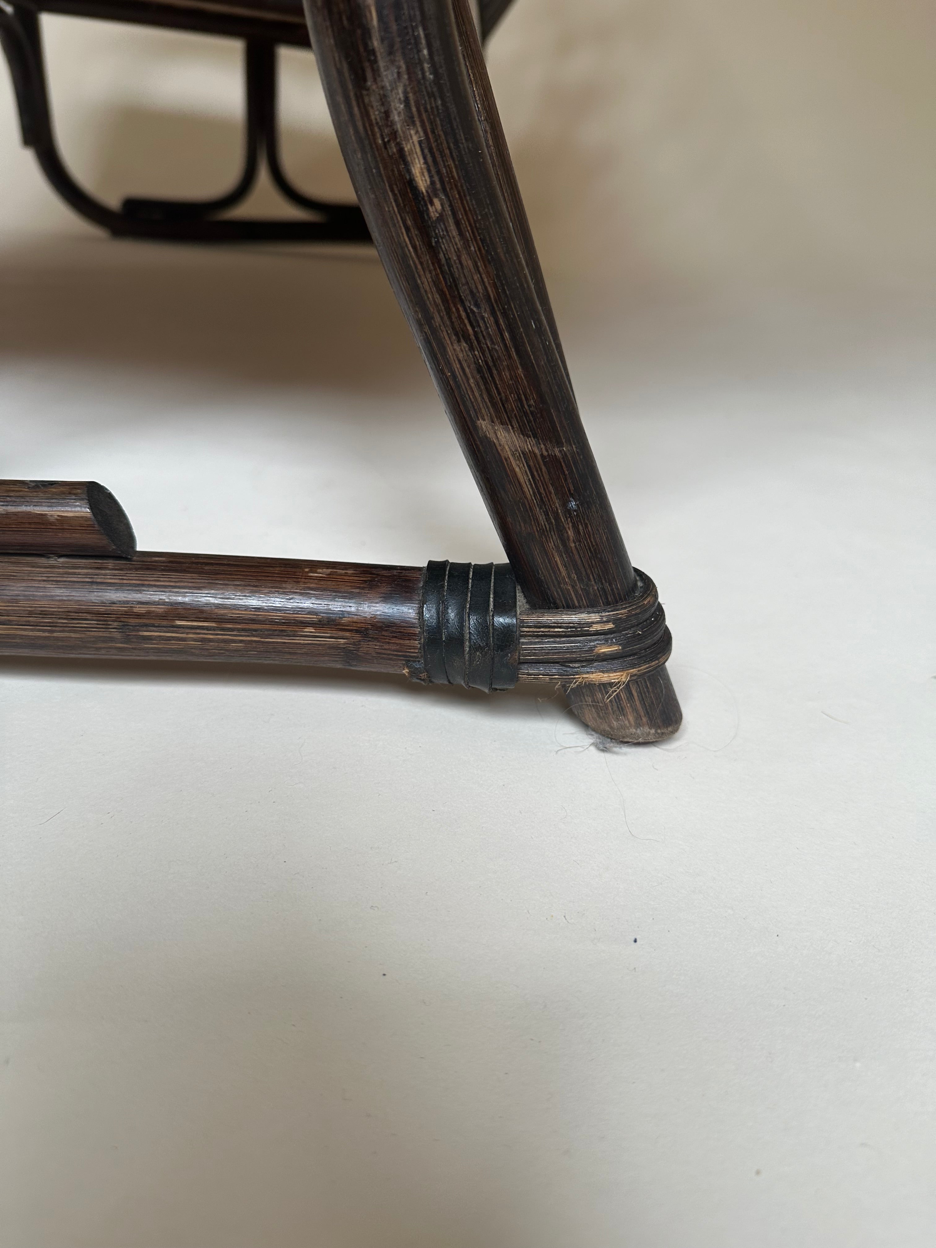 Banquette en rotin deux places