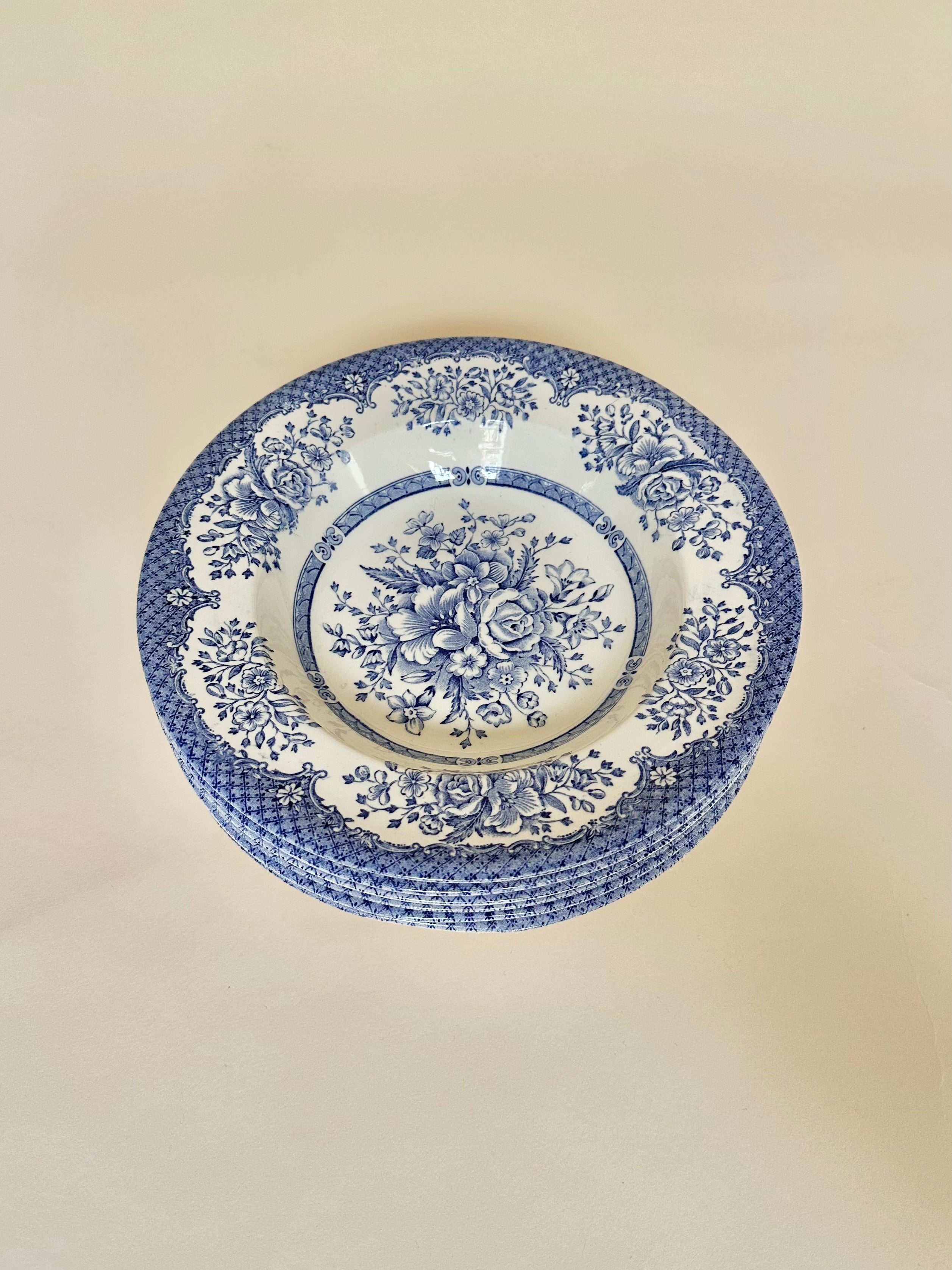 Set de 6 assiettes creuses ironstone