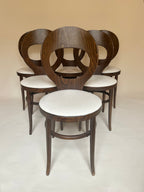 Set de six chaises Mouette attr. à Baumann