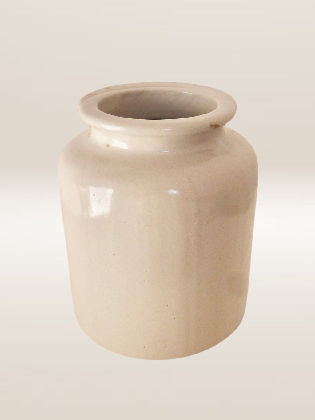 Ensemble de cinq pots en grès vernissé