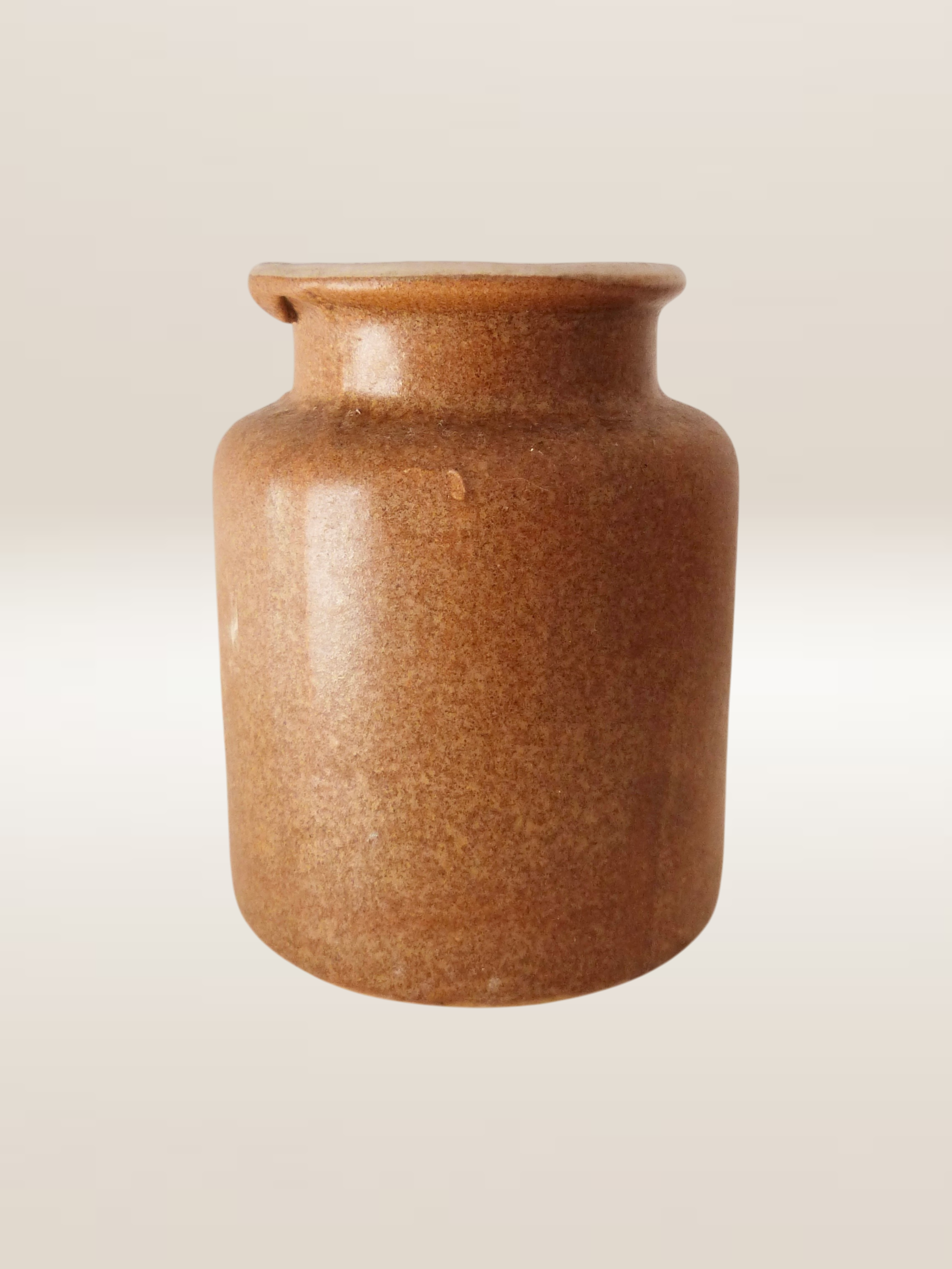 Ensemble de cinq pots en grès vernissé