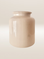 Ensemble de cinq pots en grès vernissé