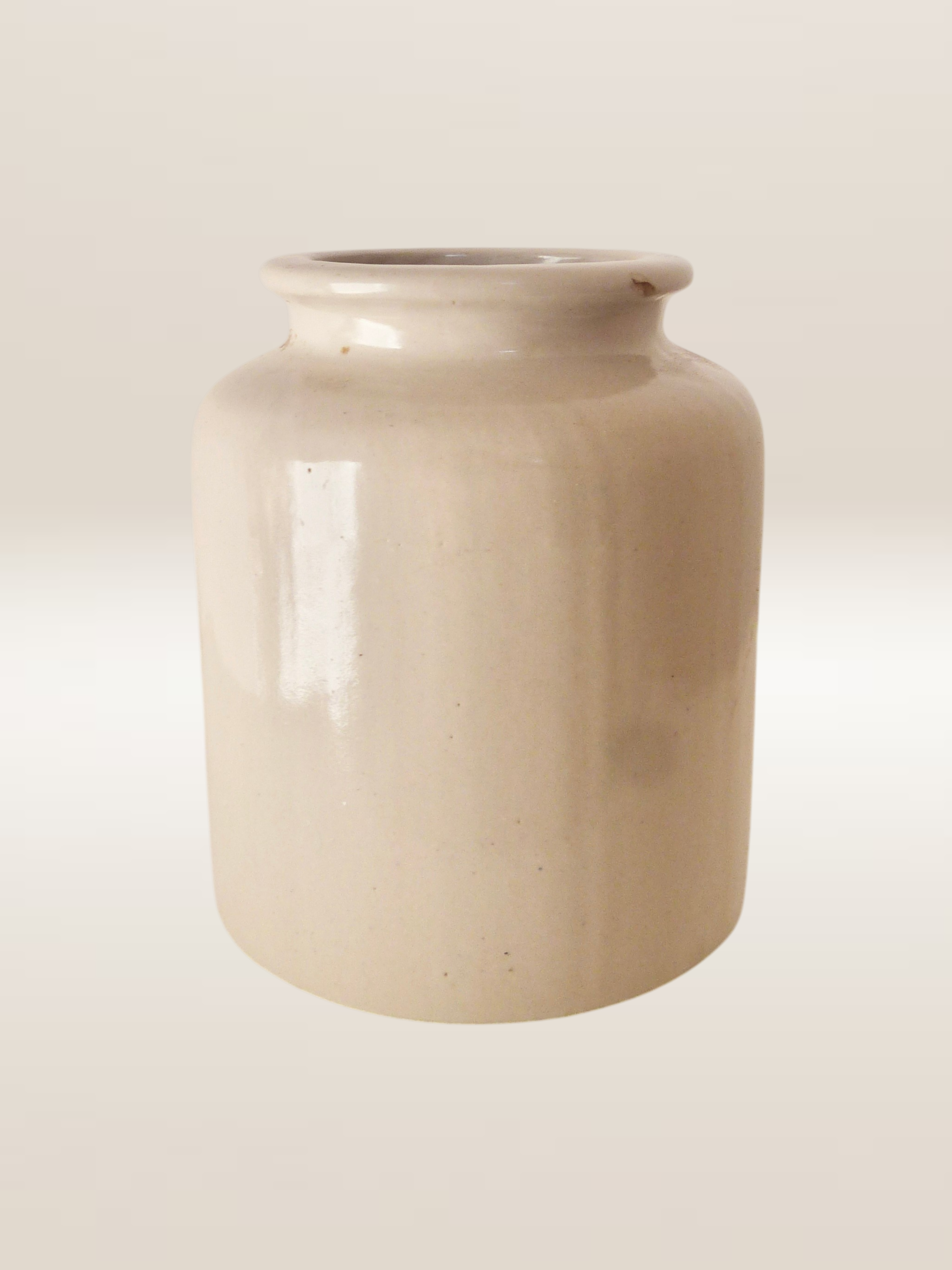 Ensemble de cinq pots en grès vernissé