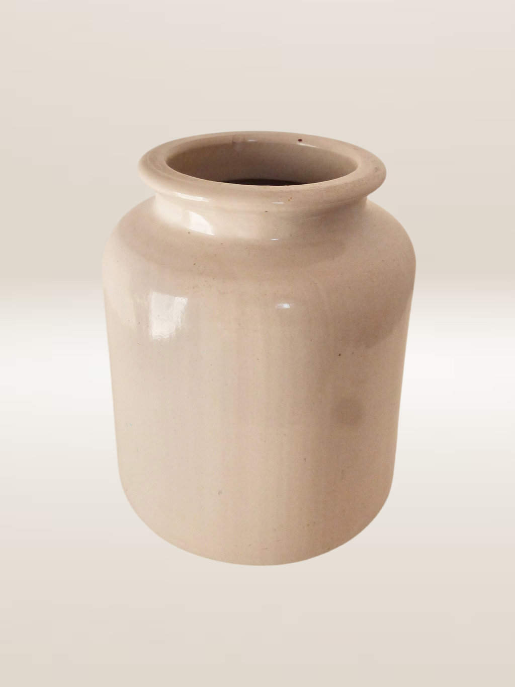 Ensemble de cinq pots en grès vernissé