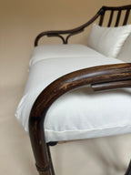 Banquette en rotin deux places