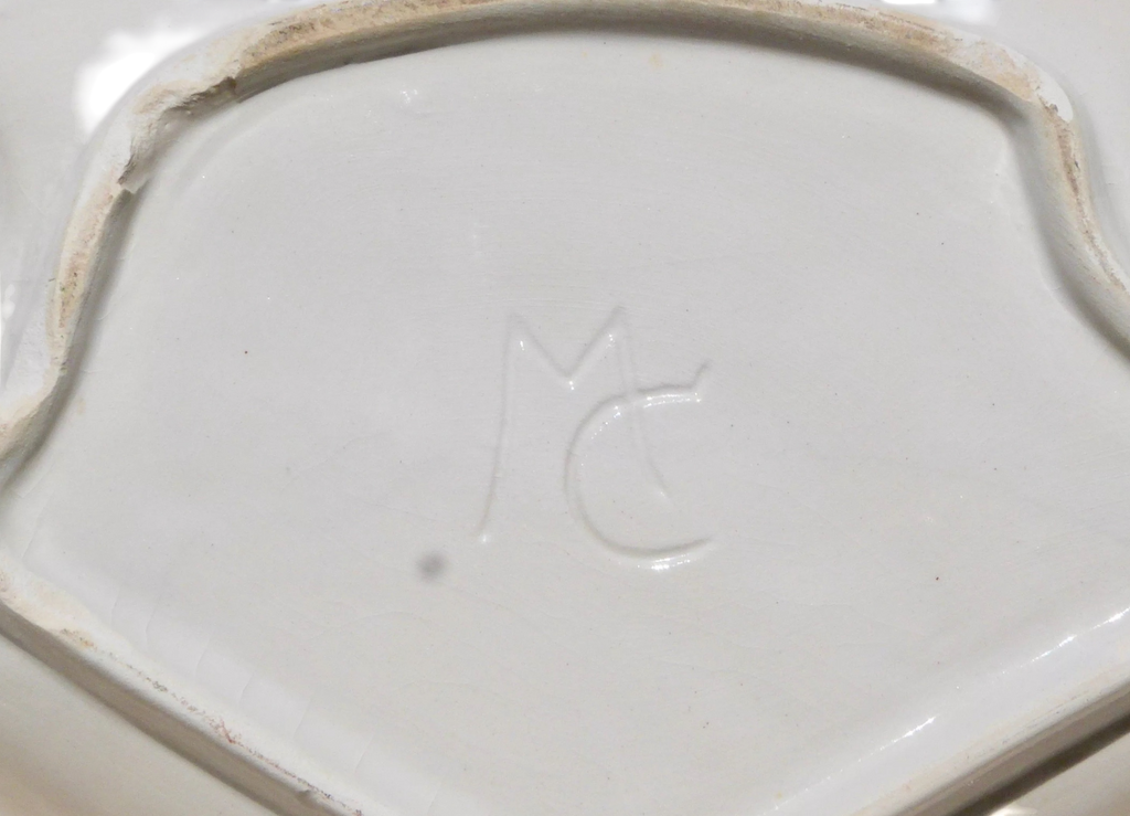 Plat à compartiments en céramique émaillée