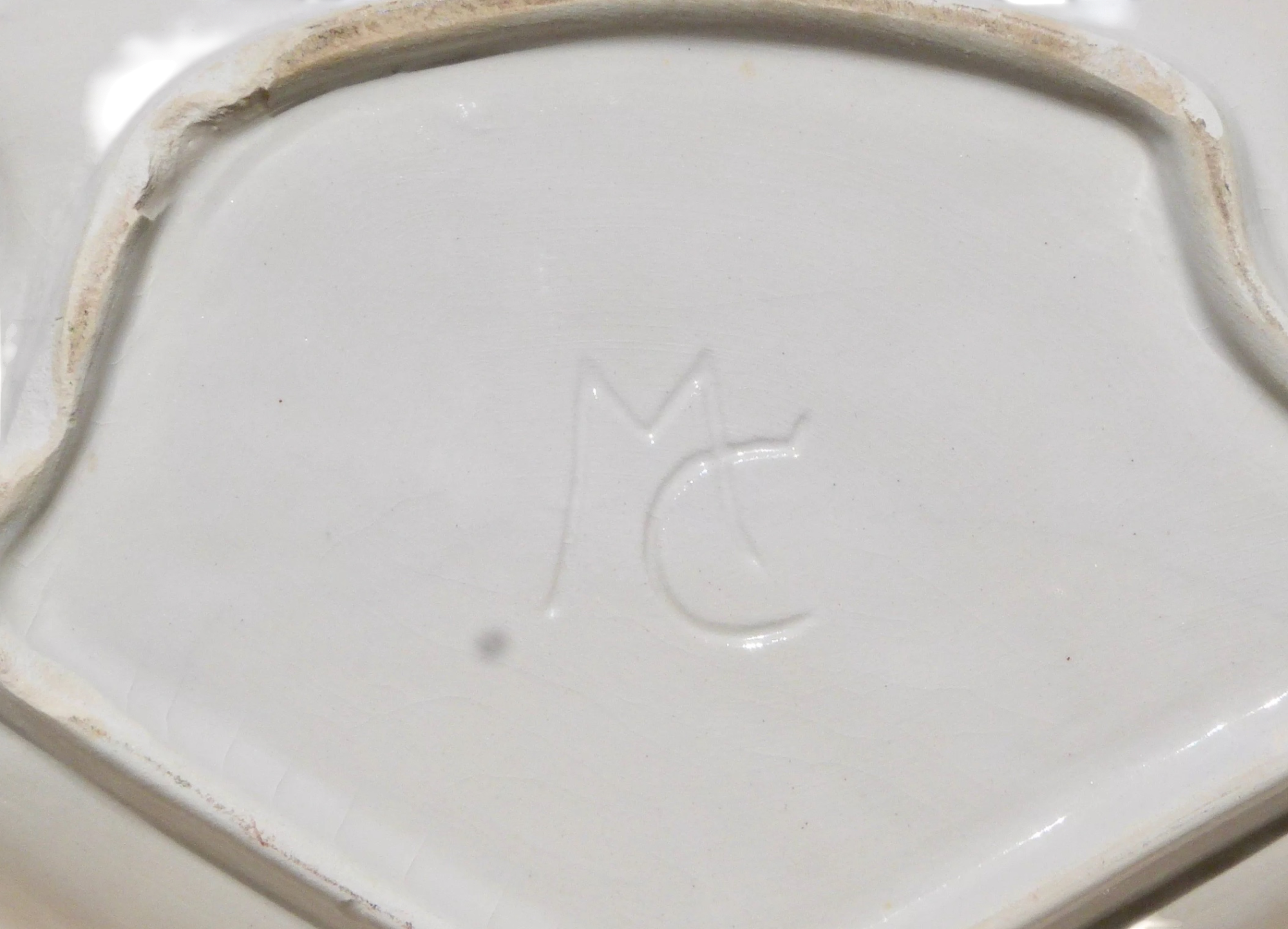 Plat à compartiments en céramique émaillée