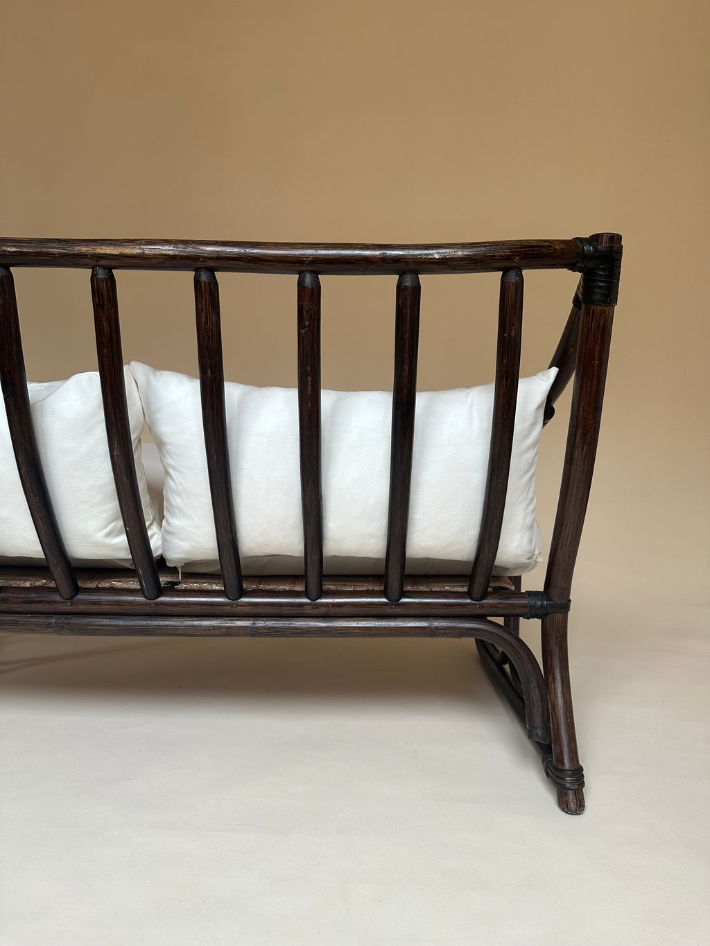 Banquette en rotin deux places