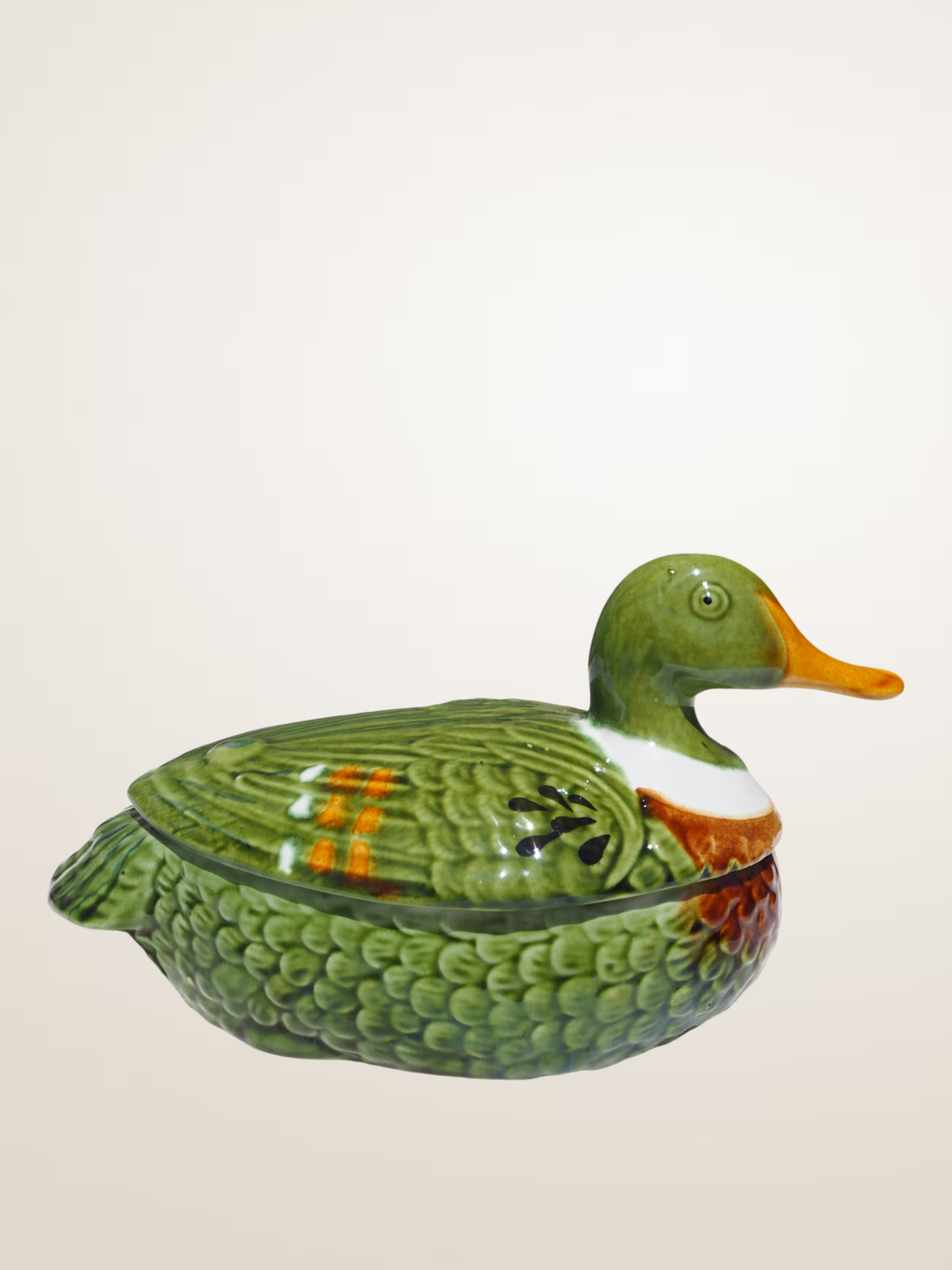Terrine canard en faïence Michel Caugant