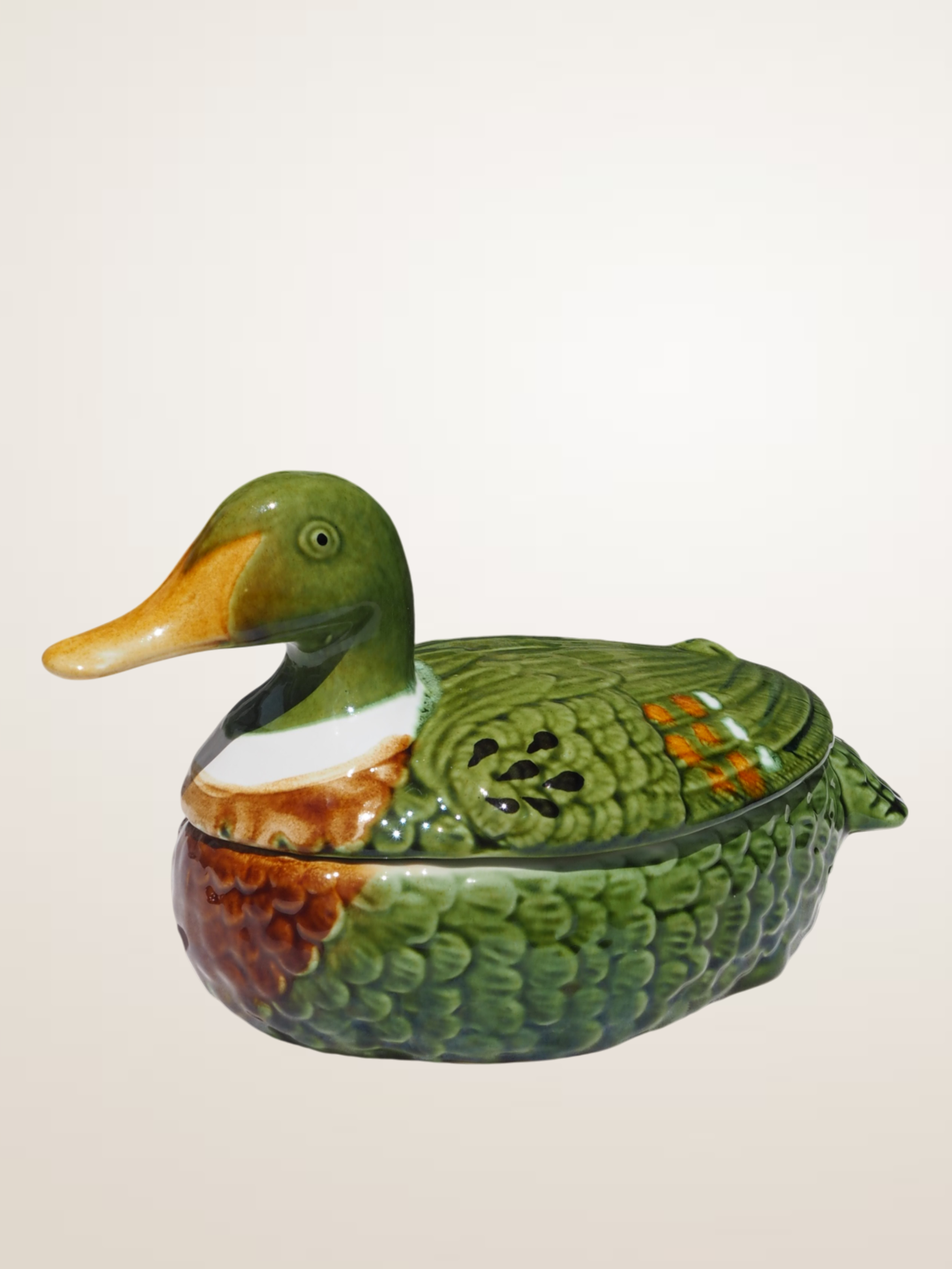 Terrine canard en faïence Michel Caugant