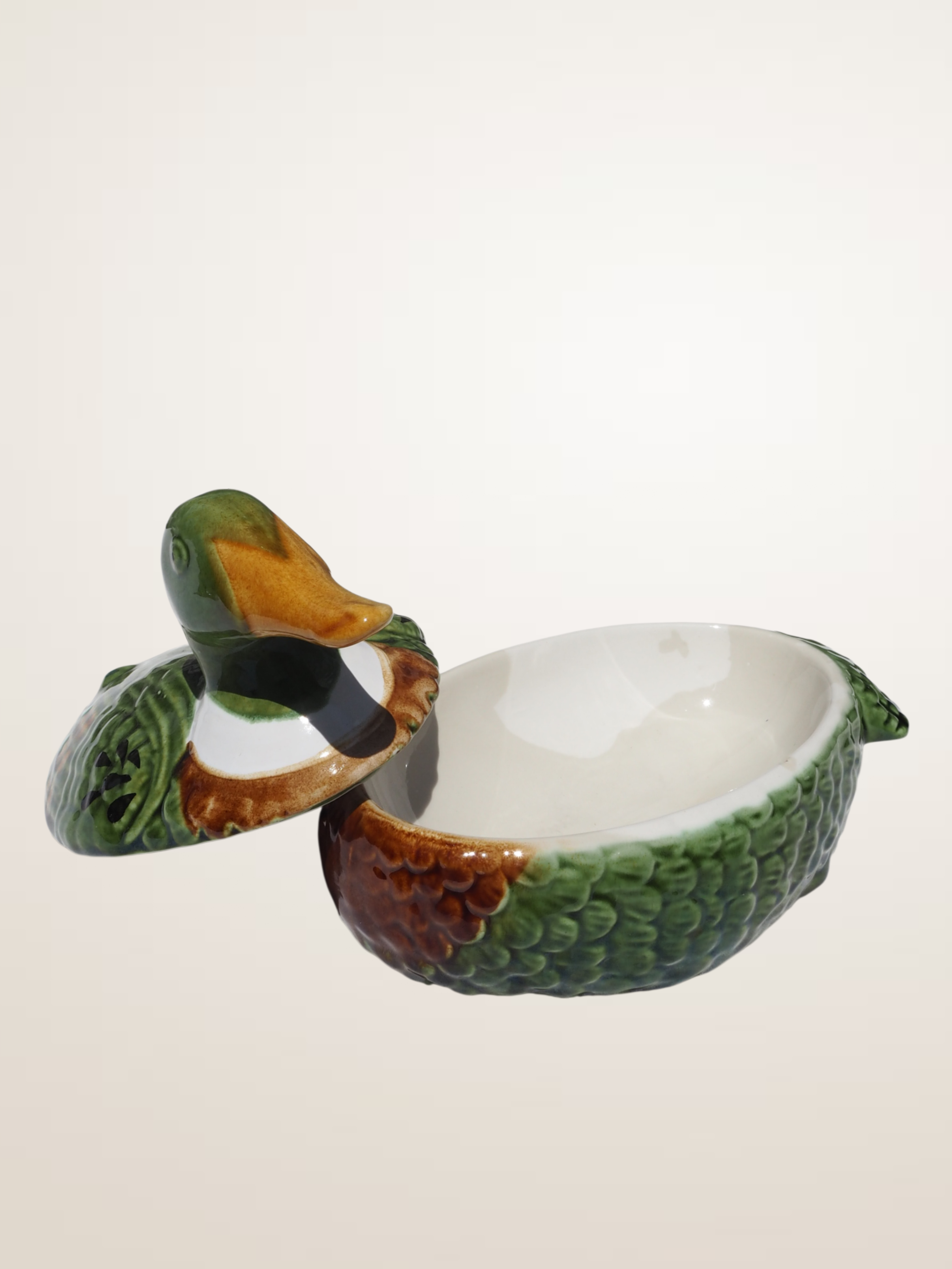 Terrine canard en faïence Michel Caugant