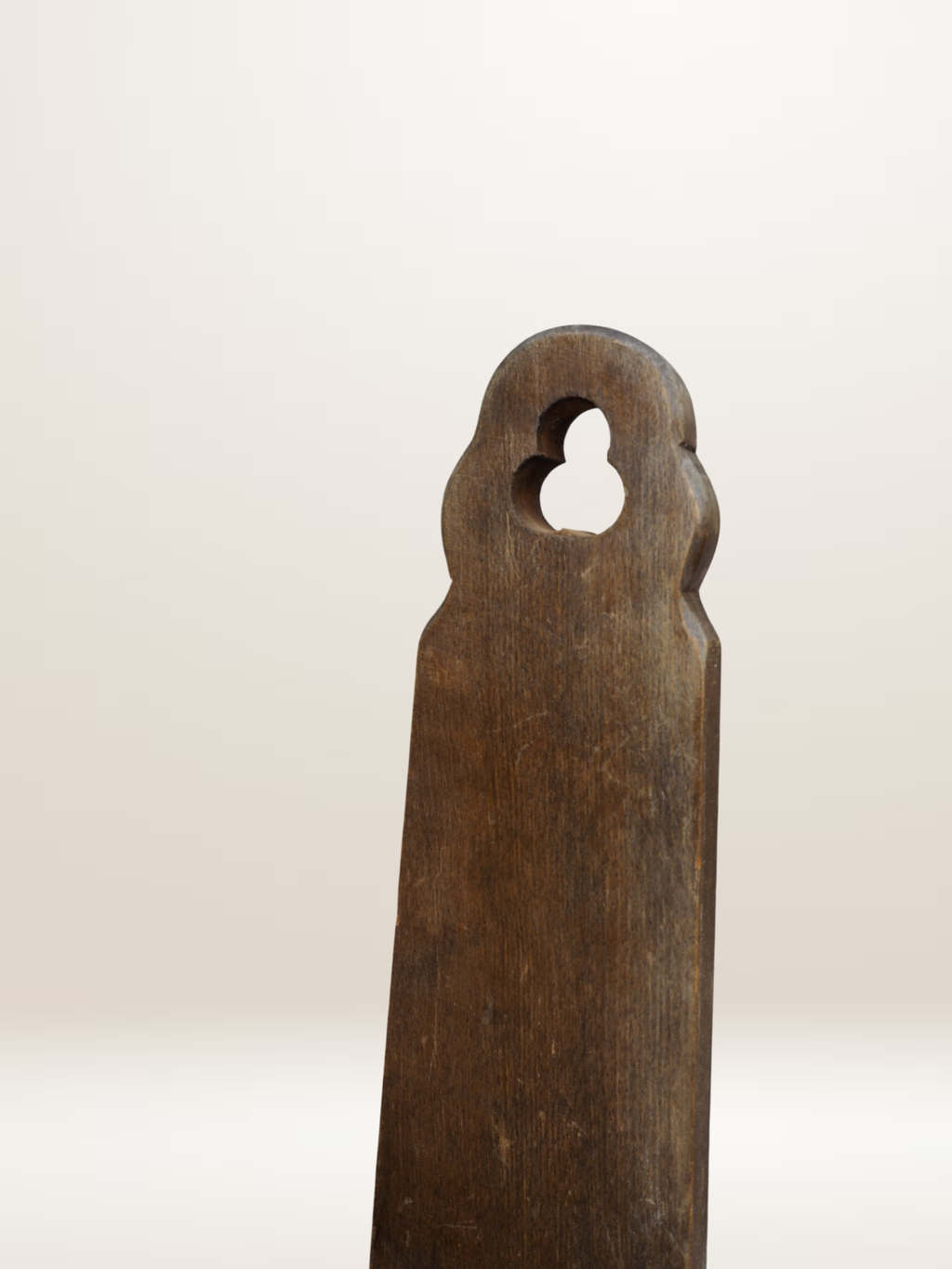 Chaise paysanne tripode en bois