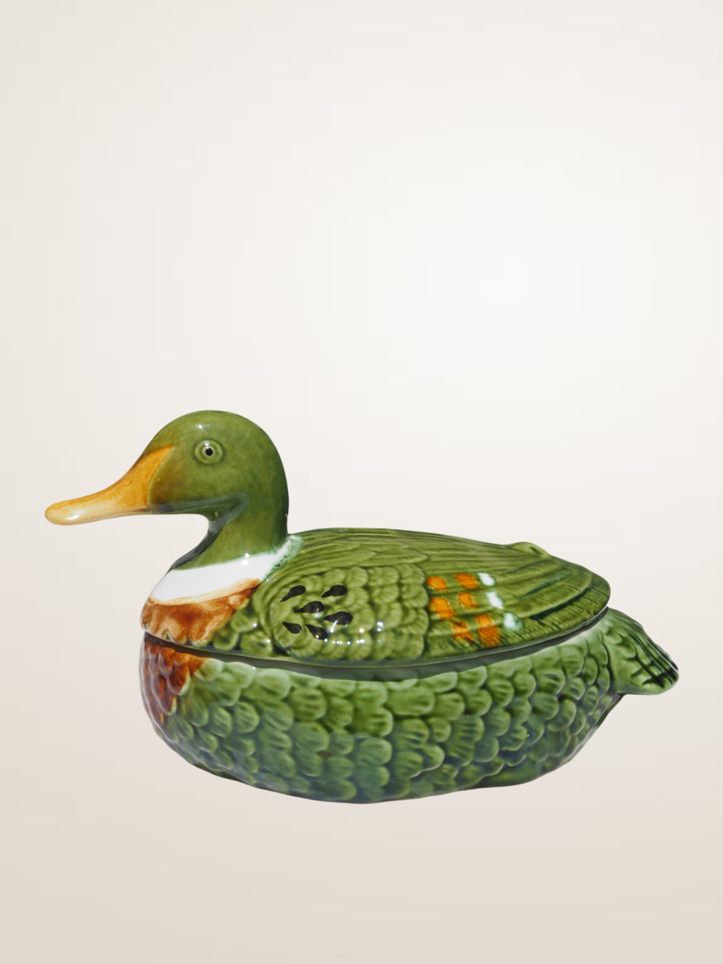 Terrine canard en faïence Michel Caugant