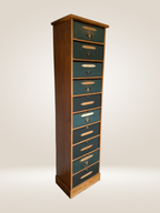 Cartonnier en bois et carton