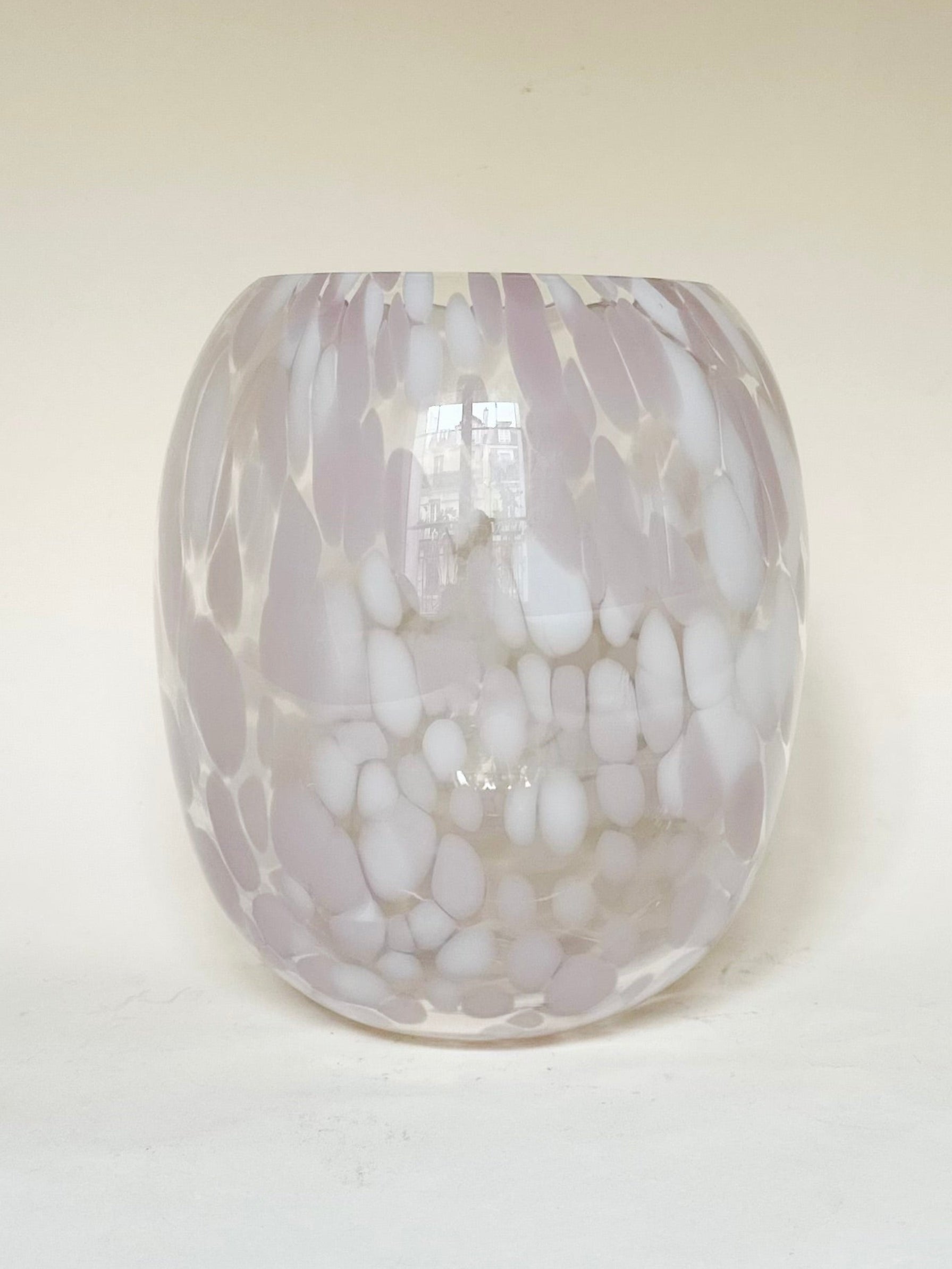 Vase en verre soufflé