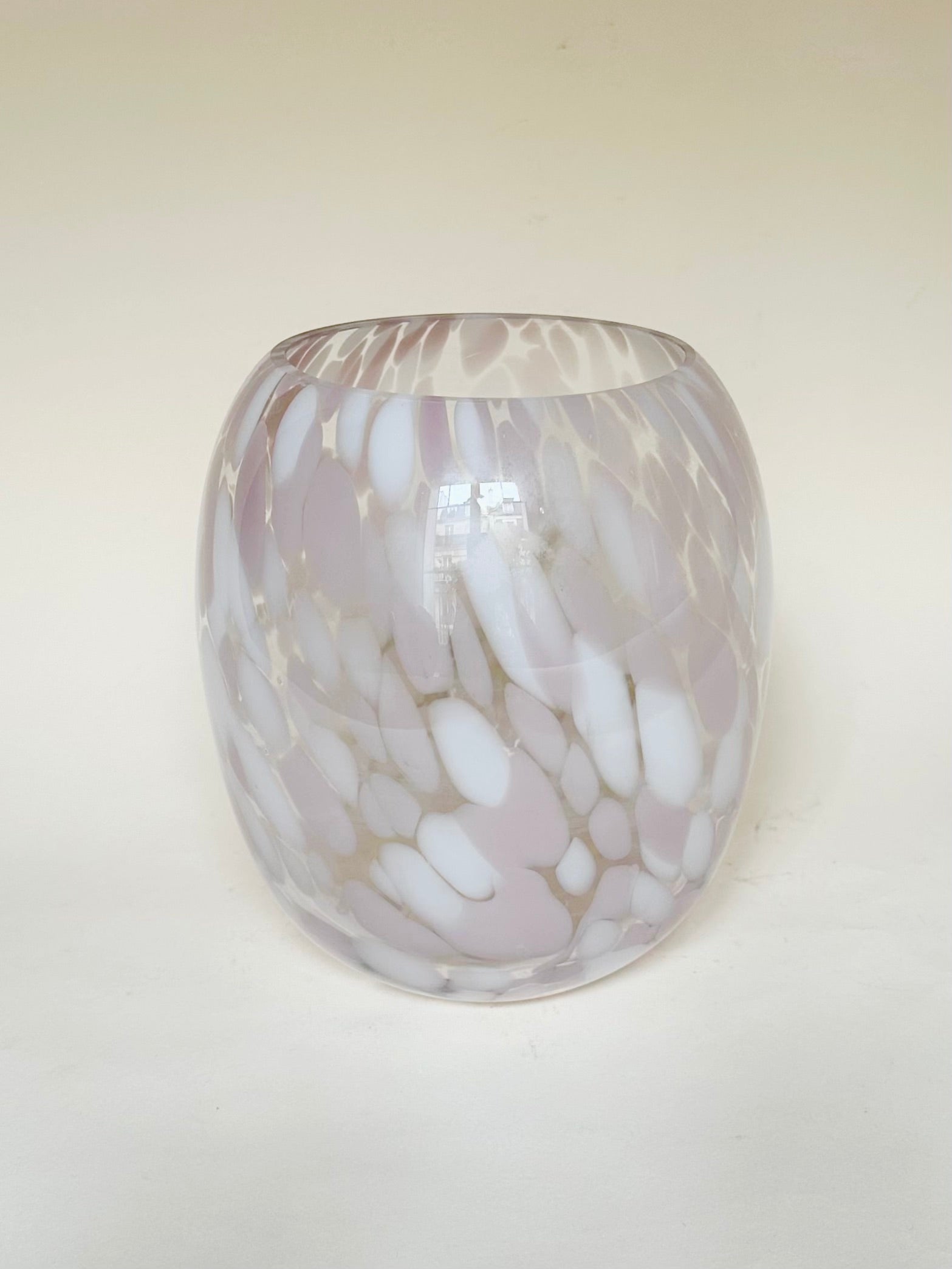 Vase en verre soufflé