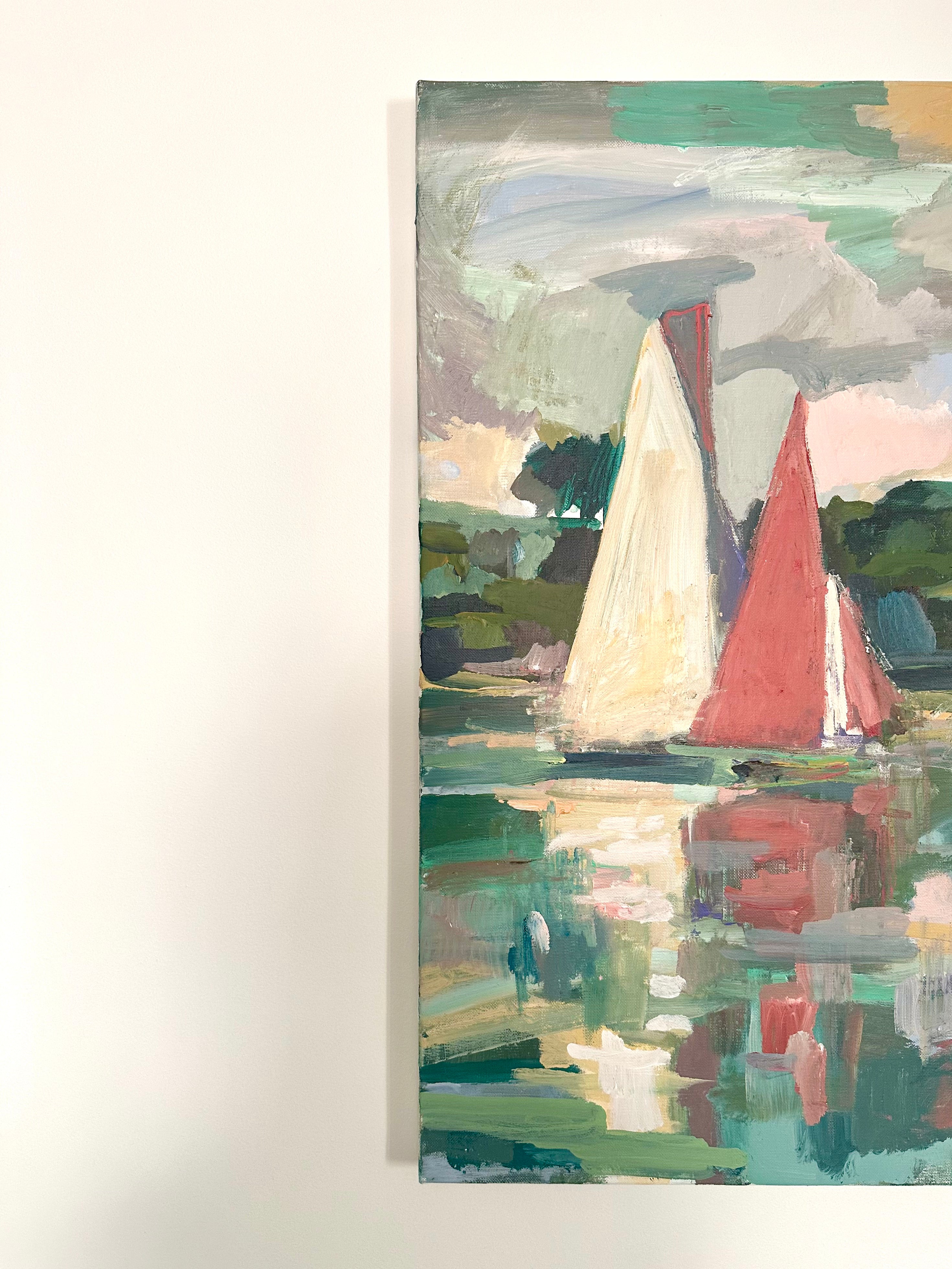 Huile sur toile voiliers