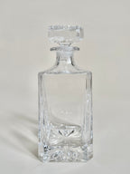 Carafe à whisky en cristal taillé