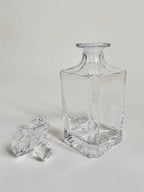 Carafe à whisky en cristal taillé