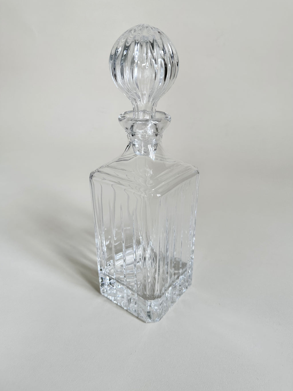 Carafe à whisky en verre épais