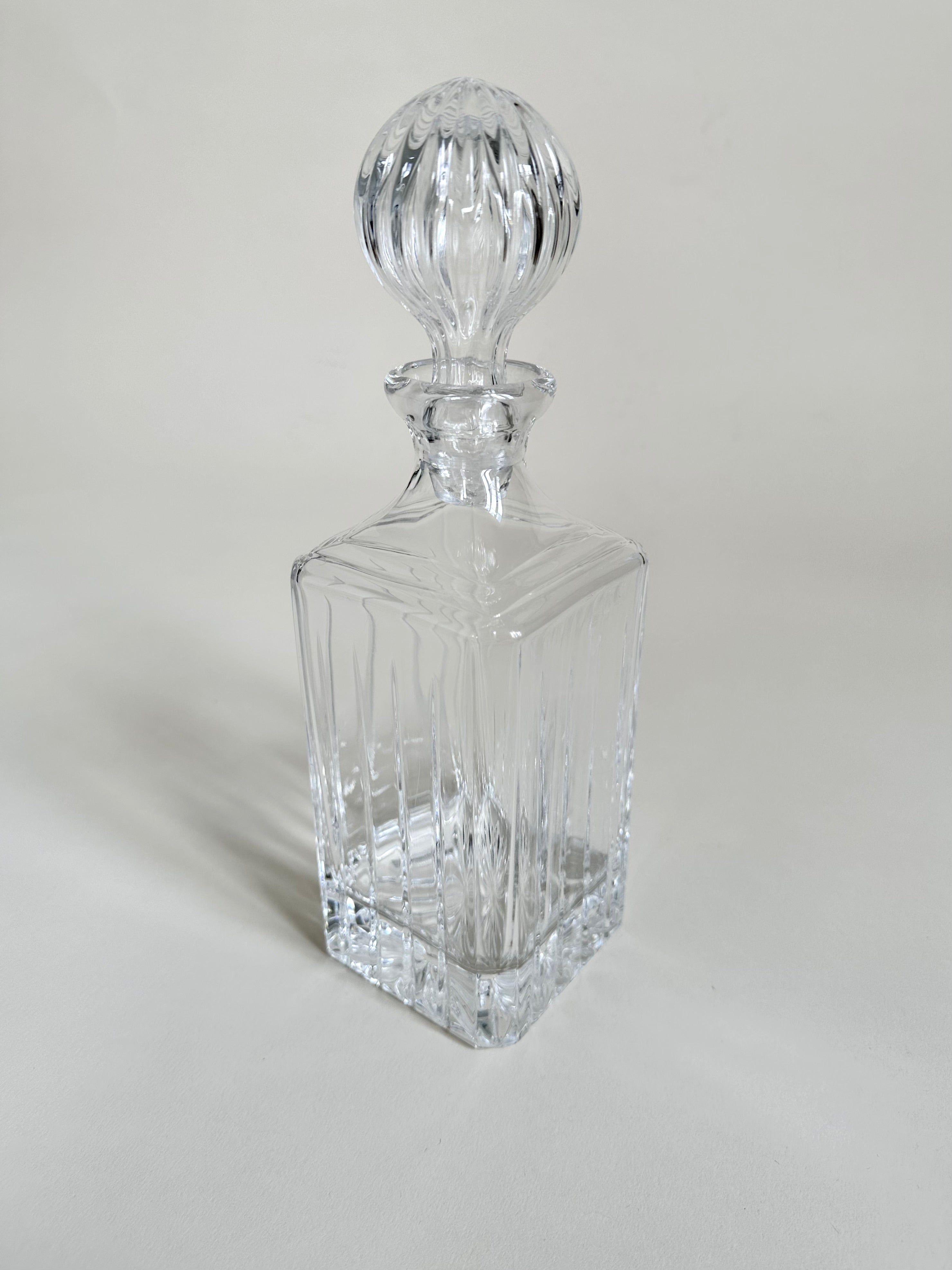 Carafe à whisky en verre épais