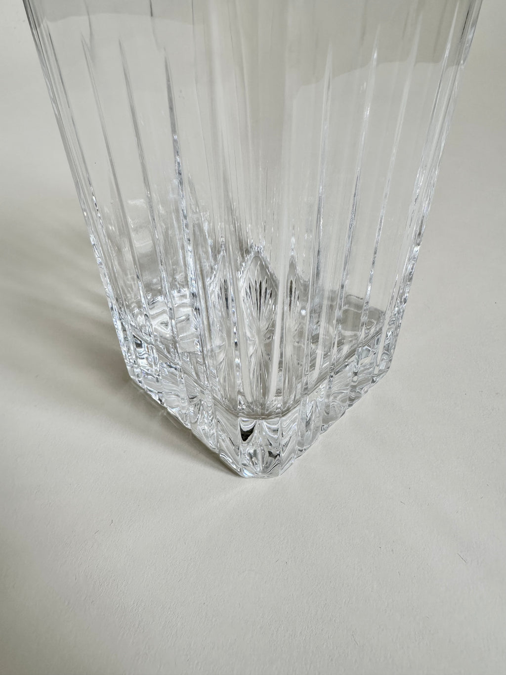 Carafe à whisky en verre épais