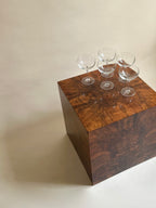 Set de cinq coupes à champagne