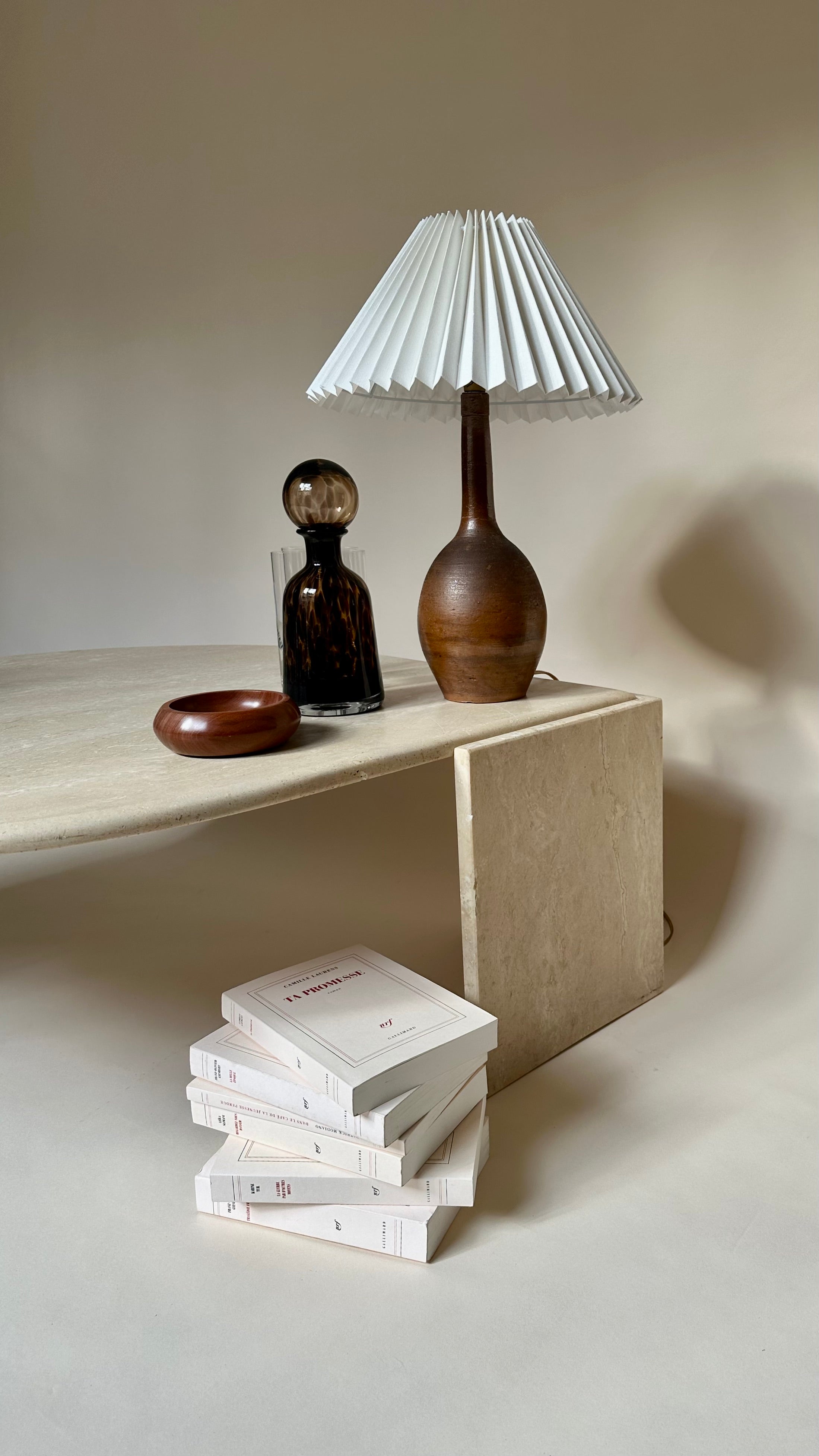 Carafe en verre écaille de tortue