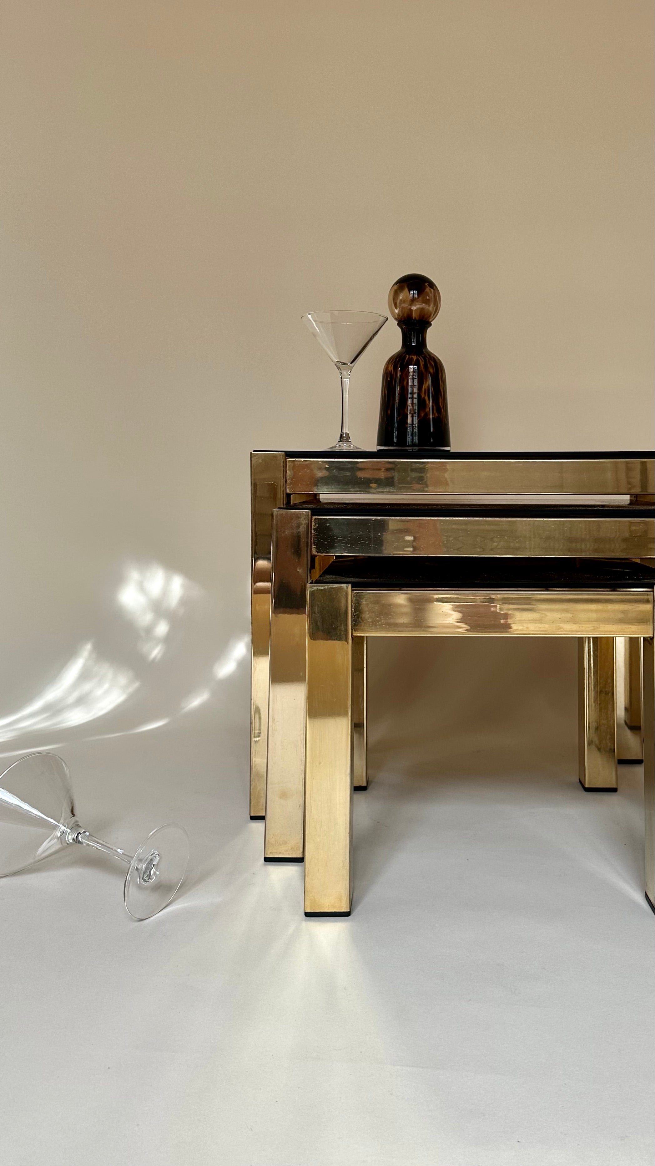 Carafe en verre écaille de tortue