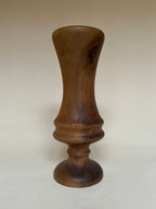 Vase en bois tourné
