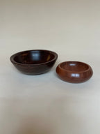 Vides-poche en bois verni