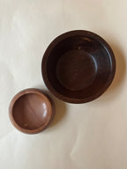 Vides-poche en bois verni