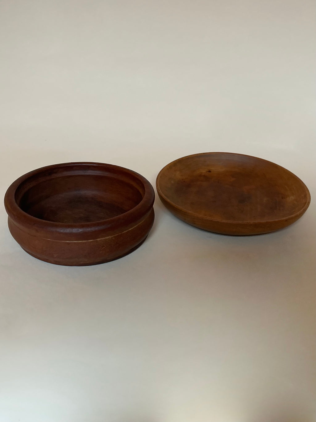 Duo de vides-poche en bois brut