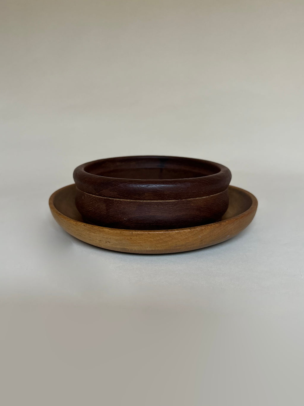 Duo de vides-poche en bois brut