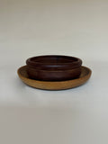 Duo de vides-poche en bois brut