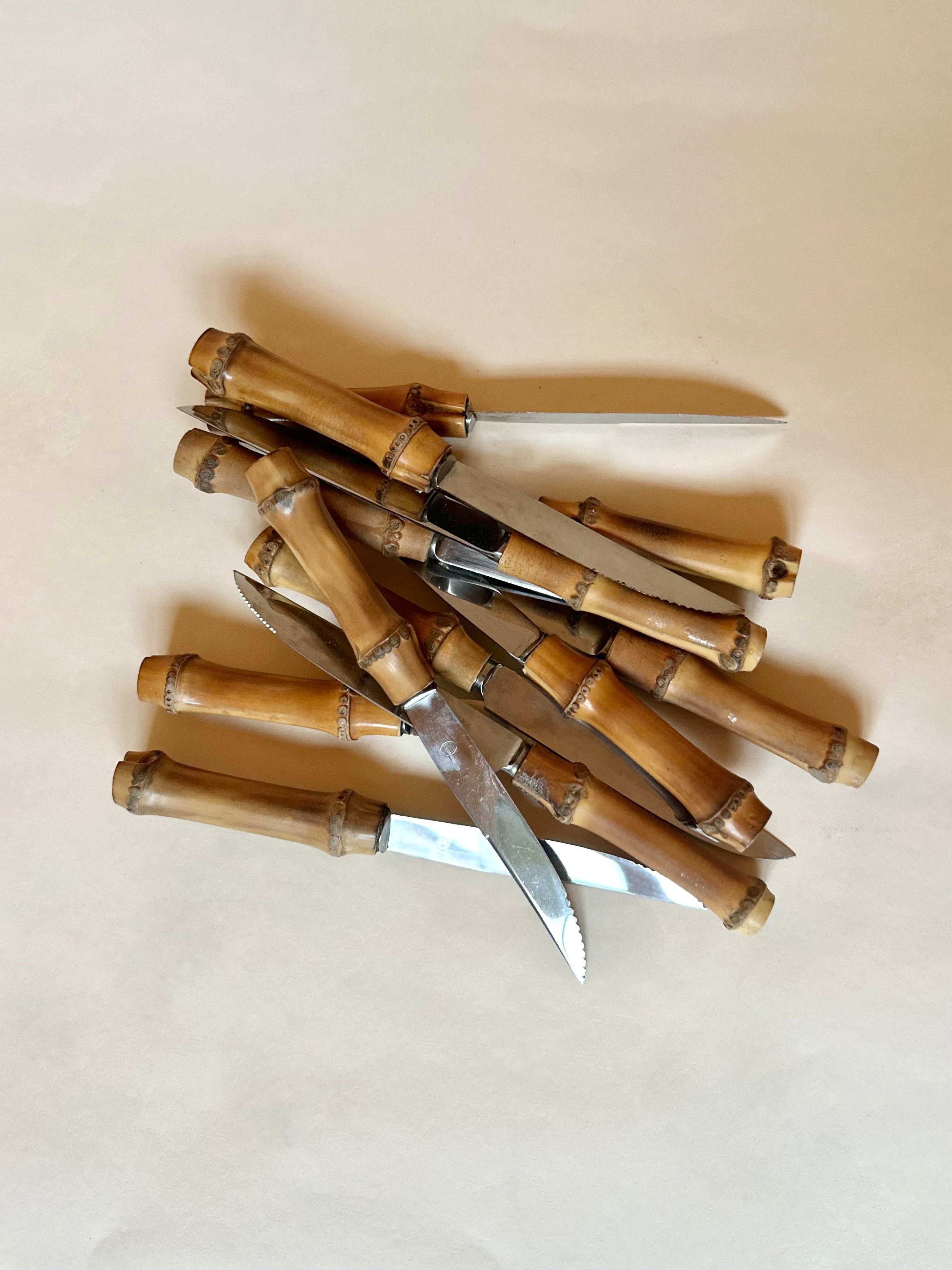 Couteaux avec manche bambou