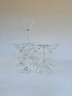 Set de six verres à martini