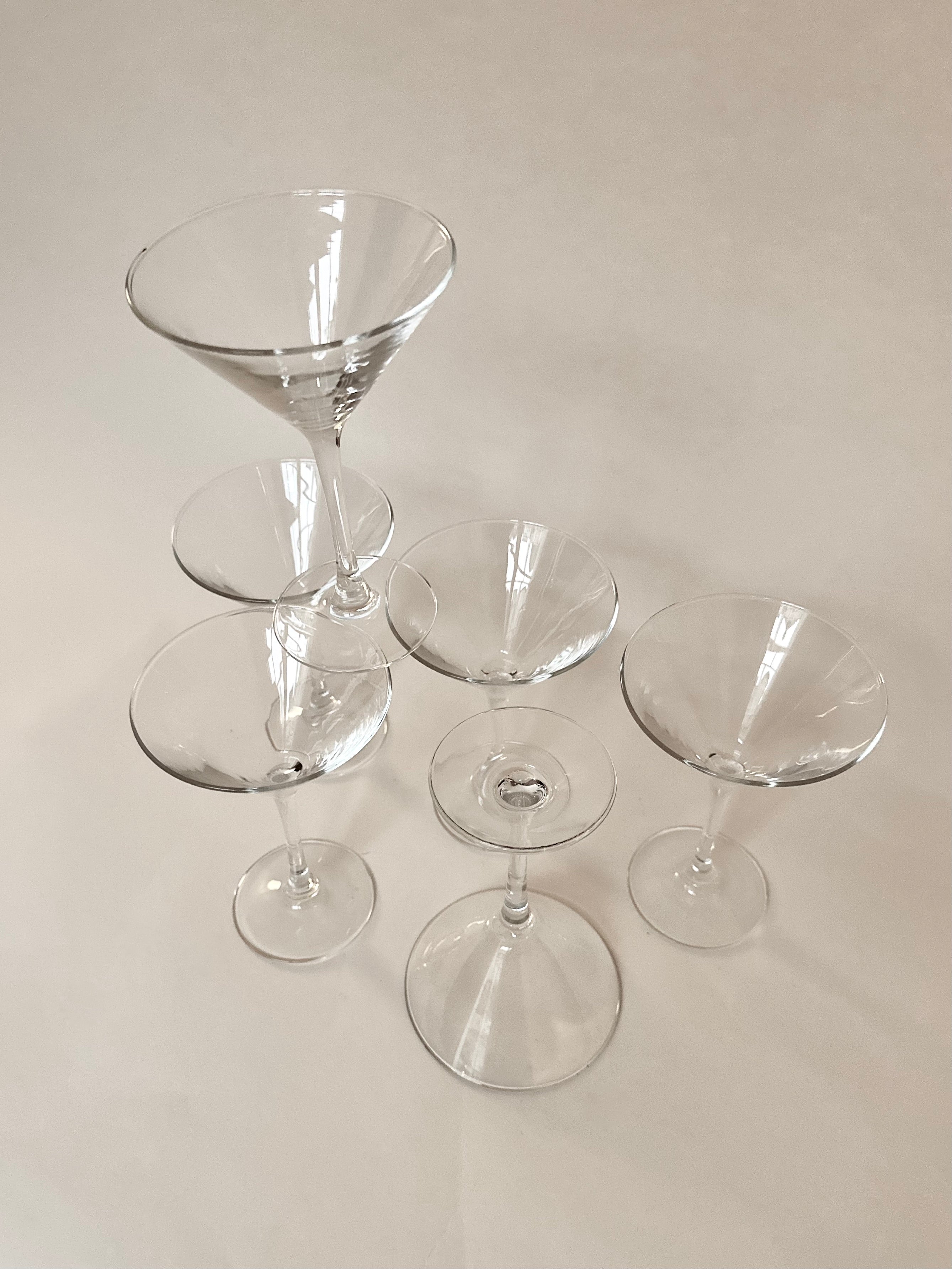 Verres à martini
