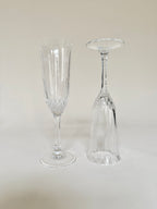 Set de 12 flûtes à champagne en cristal
