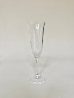 Set de 12 flûtes à champagne en cristal