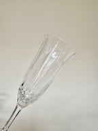 Set de 12 flûtes à champagne en cristal